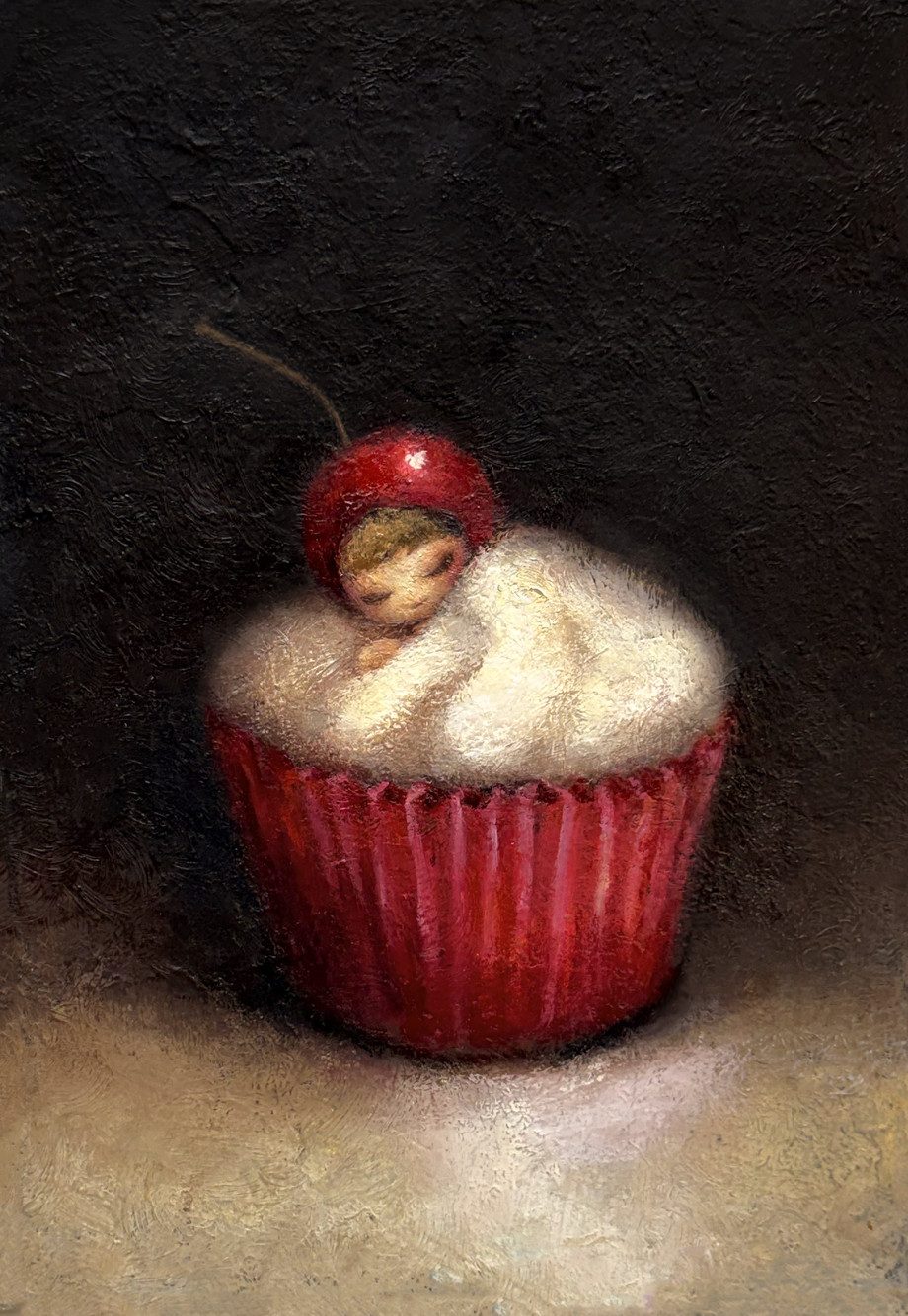 Creamy Dream — Hana Kwon, Oil and oil pastel on canvas, 2025